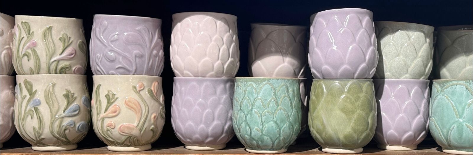 Smukke keramik-kopper