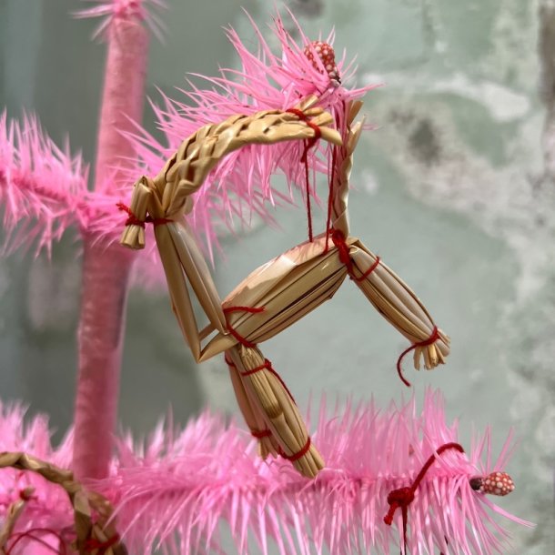 12 stk halm julepynt