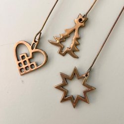 Lyseholdere, juletr, Daells, 3 stk