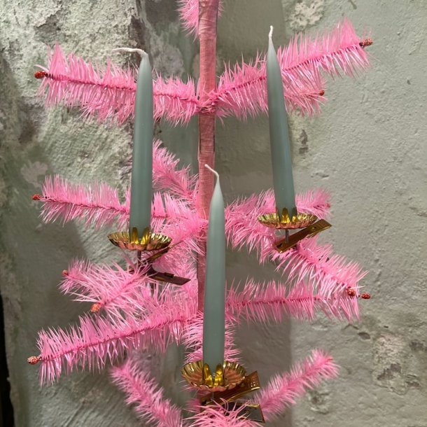 Lyseholdere, juletrslys, guld,