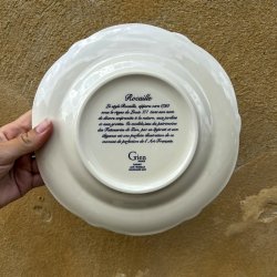 Gien, Rocaille - Tallerken