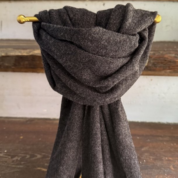 Small cashmere scarf, dark grey