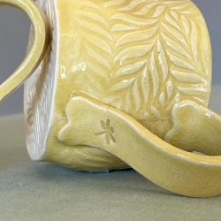 Kop, bladmnster, gul,