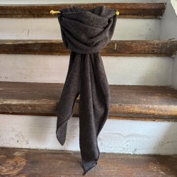 Small cashmere scarf, dark grey
