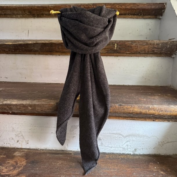 Small cashmere scarf, dark grey