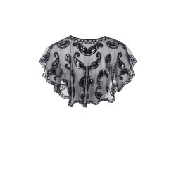 BCLORENZA SEQUINS CAPE