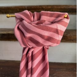 Small cashmere scarf, stripe