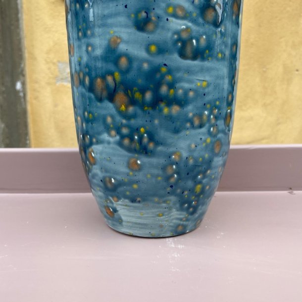 Bl nistret bordlampe - The Potteria