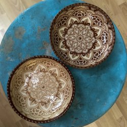 Avellana low bowl small