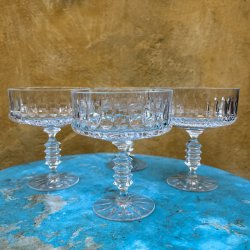 Champagneskle, 4 stk, vintage