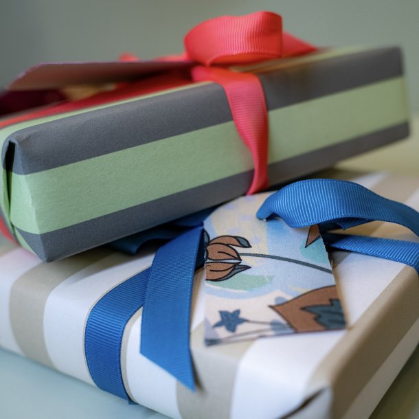 10 stk Manilla mrker, Hndlavede