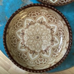 Avellana low bowl small