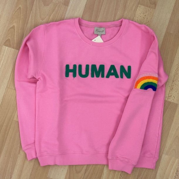 Human Sweatshirt, Bubblegum/grass
