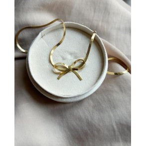 2mm Kleo Bow necklace