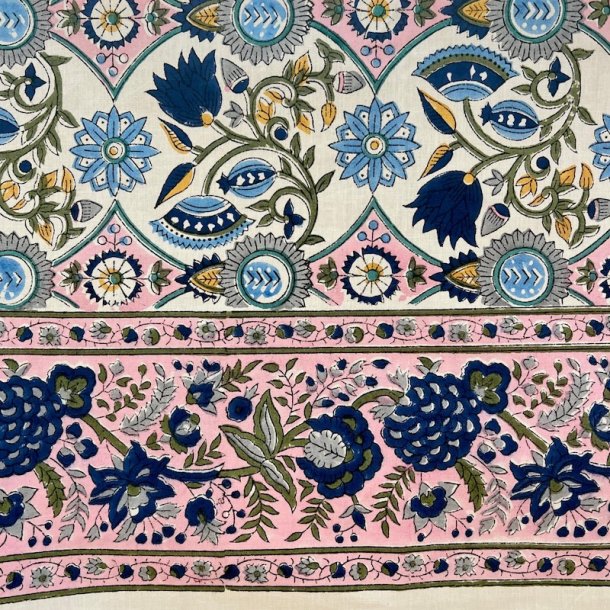 Dug, sarte farver, blokprint