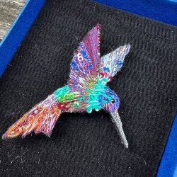 Alm Kolibri broche