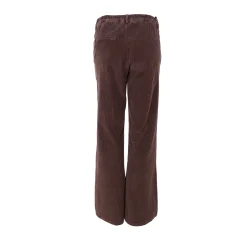 Cora Corduroy Box Pant, Coffee