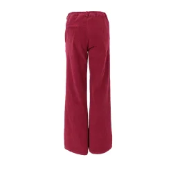 Cora Corduroy Box Pant, Wine