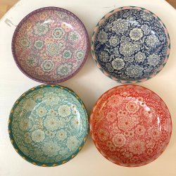 Florencia lav stor sk�l, 4 farver