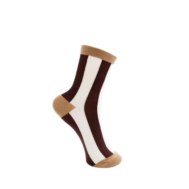 Yesina strmper, off white/coffee