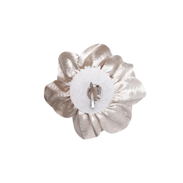 Big Flower 2 in 1 broche, champagne