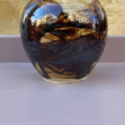 Bordlampe, Beige/brun 1