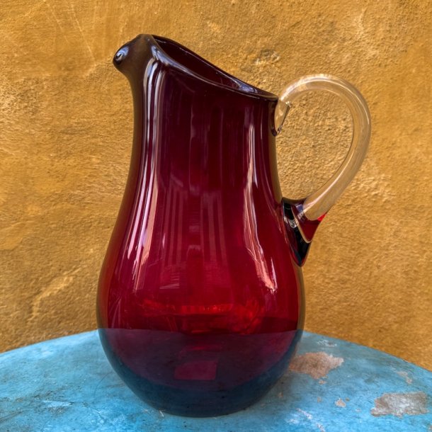 Kande, glas, rd, vintage