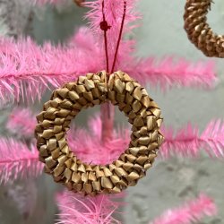 12 stk halm julepynt