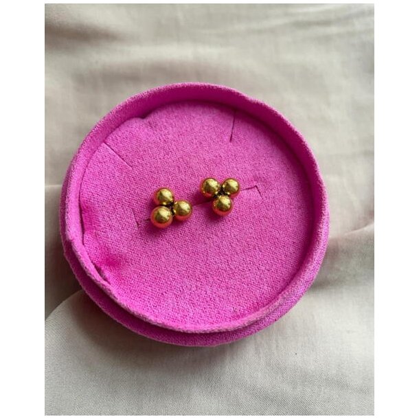 Mini boble earstuds, 2 strrelser