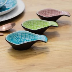 Mini fisk, sk�l, flere farver