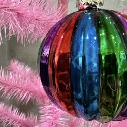 Julekugle, stribet, nr 3