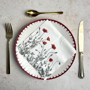 Servietter, Poppy