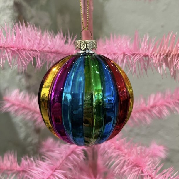 Julekugle, stribet, nr 1