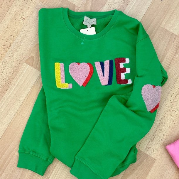Love sweatshirt, Multi double grass