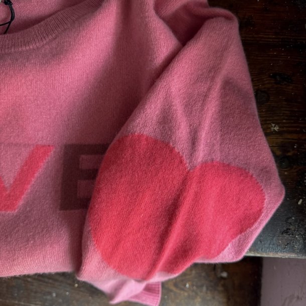 Cashmere knit, old rose, multi love