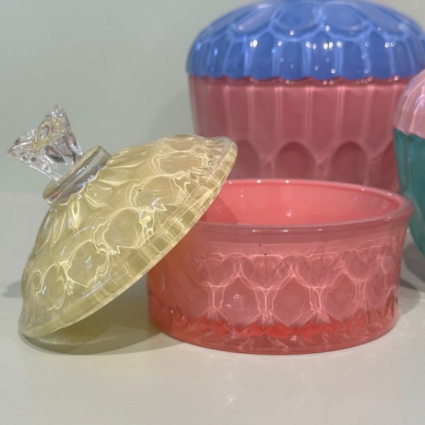 Bonbonniere, pink/gul