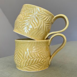 Kop, bladmnster, gul,