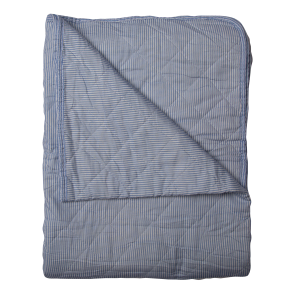 Quilt Ethnic, stripe blue, 140x180 cm