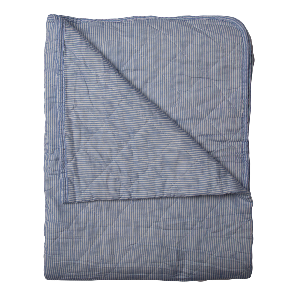 Quilt Ethnic, stripe blue, 140x180 cm