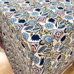 Dug, sarte farver, blokprint