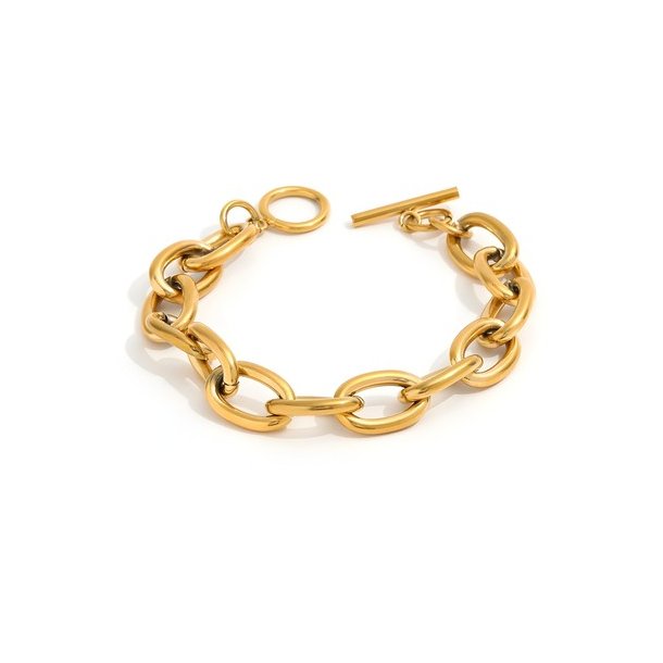Zia Curb Bracelet, guld