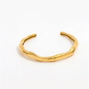 Dream Cuff Bracelet, large, guld