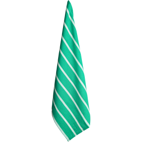 Viskestykke, Stripe, emerald/creme, 50x70