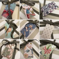 10 stk Manilla mrker, Hndlavede