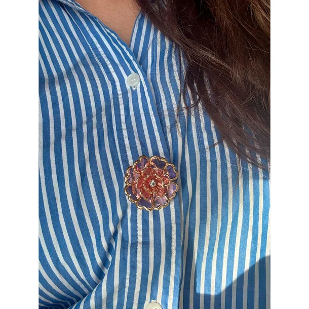 Button Cover - Big Flower