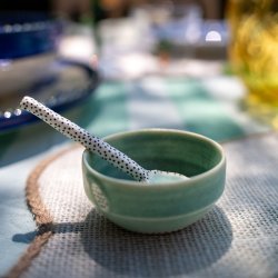 Saltkar m ske, lysegrn