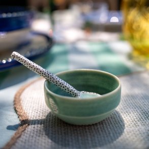 Saltkar m ske, lysegrn