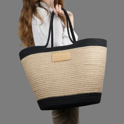 Flamencos bag, Jet black, Large