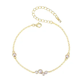 Felicia armbnd guldbelagt