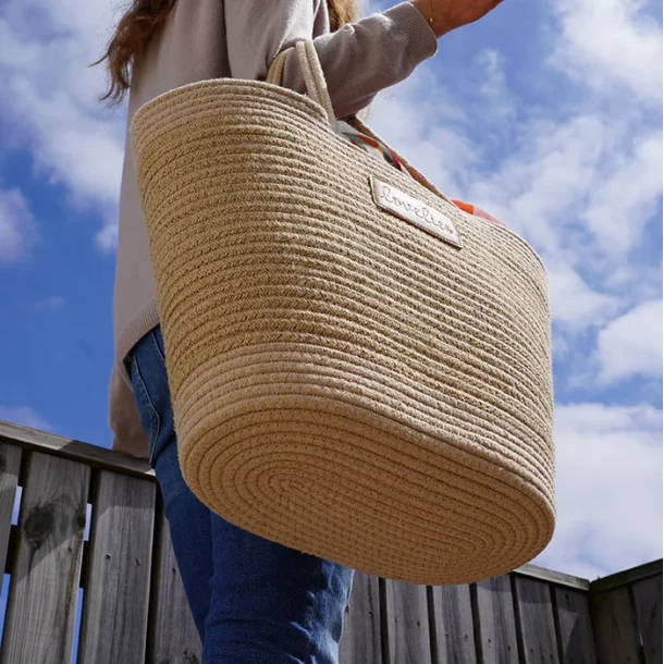 Flamencos bag, Latte, Large